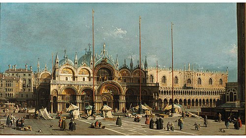 La place Saint-Marc à Venise, 1740, Canaletto