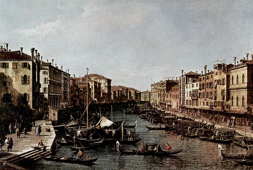 Le Grand Canal, 1750, Canaletto