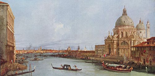 Santa Maria della Salute, Venice from Grand Canal, 1750, Canaletto