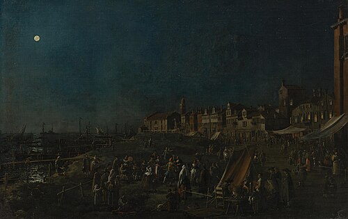The Vigilia di Santa Marta, 1760, Canaletto