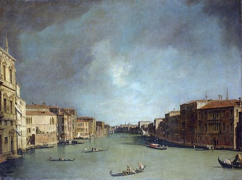 Le Grand Canal, vers le Palazzo Balbi, 1726, Canaletto