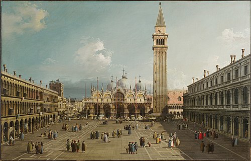 Place Saint-Marc, Venise, 1730, Canaletto