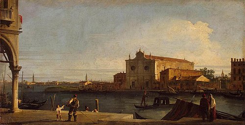 San Giovanni dei Battuti à Murano, 1725, Canaletto