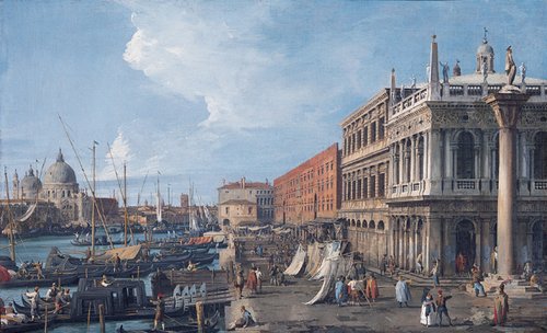 Le Môle, Venise, 1735, Canaletto