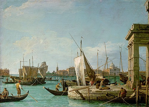 La Pointe de la Douane, 1726, Canaletto