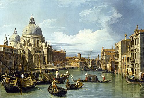L'Embouchure du Grand Canal, Venise, 1730, Canaletto