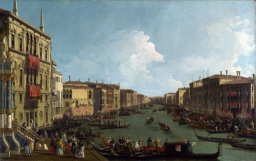 Régate sur le Grand Canal, 1735, Canaletto