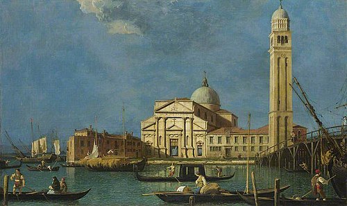 Venise : San Pietro in Castello, 1730, Canaletto
