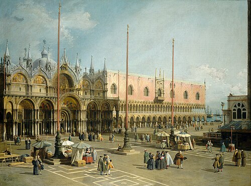 La place Saint-Marc à Venise, 1742, Canaletto
