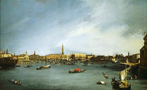 Le Bassin de Saint-Marc, Venise, vu de la Giudecca, 1726, Canaletto