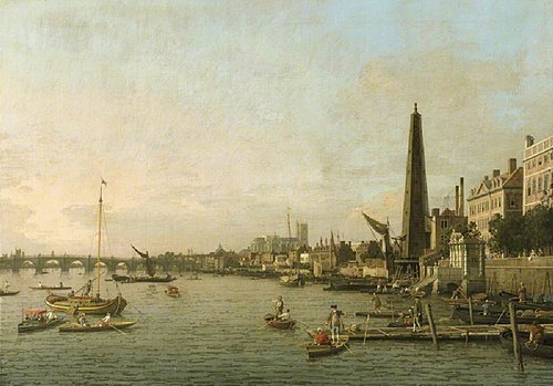 The Thames at Westminster, 1746, Canaletto