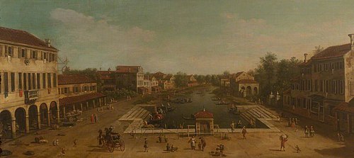 View of Mestre, 1750, Canaletto