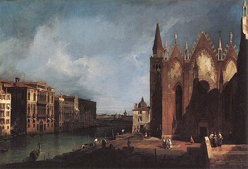 The Grand Canal from Santa Maria della Carità to the Bacino di San Marco, 1726, Canaletto