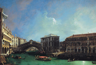 The Rialto, from the North, 1725, Canaletto
