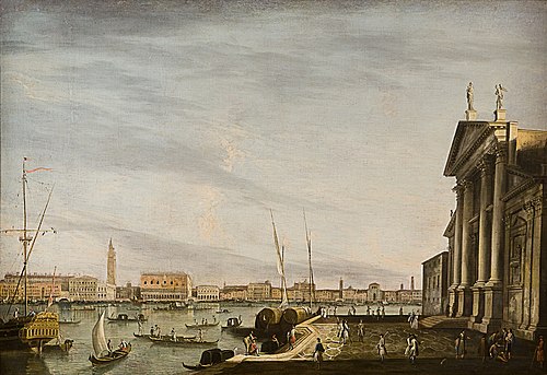 Venice, View of San Giorgio Maggiore, 1727, Canaletto
