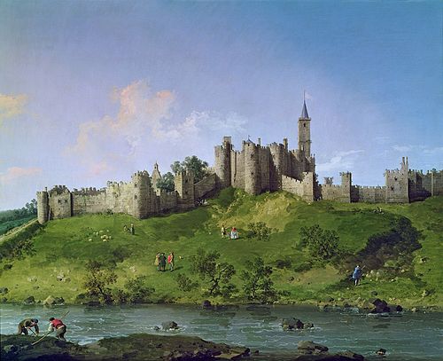Alnwick Castle, 1752, Canaletto