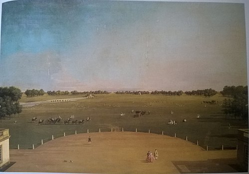 Badminton Park from Badminton House, 1748, Canaletto