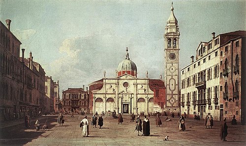 Le Campo Santa Maria Formosa, 1735, Canaletto