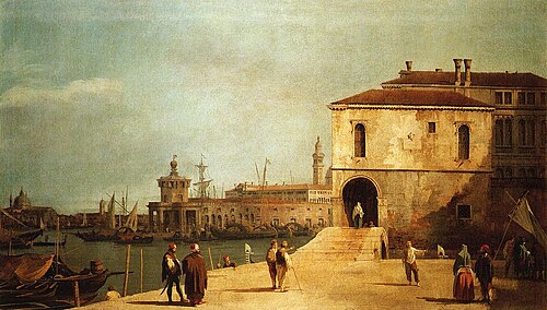 Fonteghetto della Farina, 1730, Canaletto