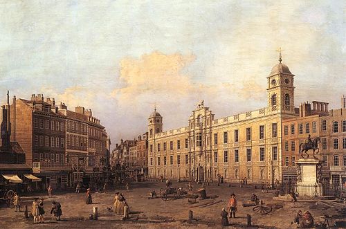 London: Northumberland House, 1752, Canaletto