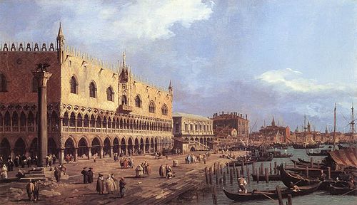 Riva degli Schiavoni: Looking East, 1730, Canaletto