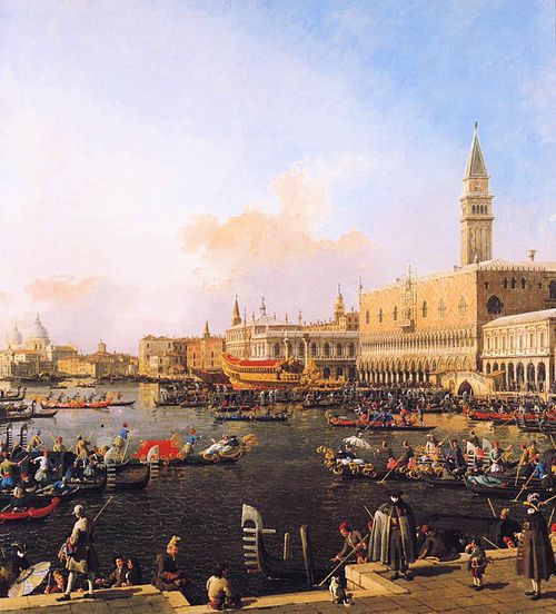 Venice, Bacino di San Marco on Ascension Day, 1754, Canaletto