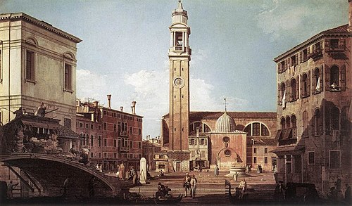 View of Campo Santi Apostoli, 1730, Canaletto