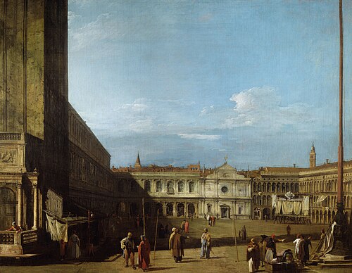 Venice: Piazza San Marco towards San Geminiano, 1724, Canaletto
