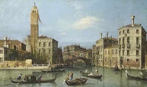 Venise: San Geremia et l'embouchure du Cannaregio, 1726, Canaletto