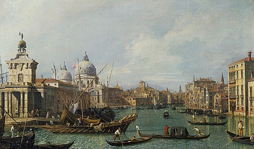 Venice: The Grand Canal from the Salute towards the Carità, 1729, Canaletto