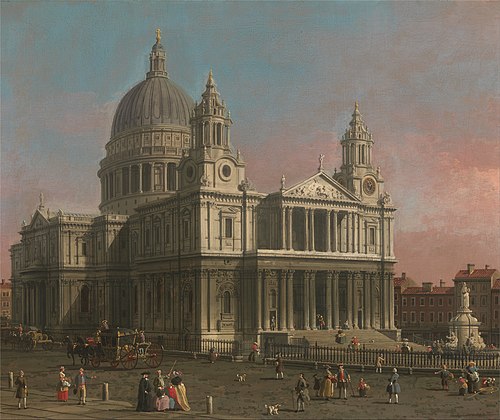 St. Paul's Cathedral, 1754, Canaletto