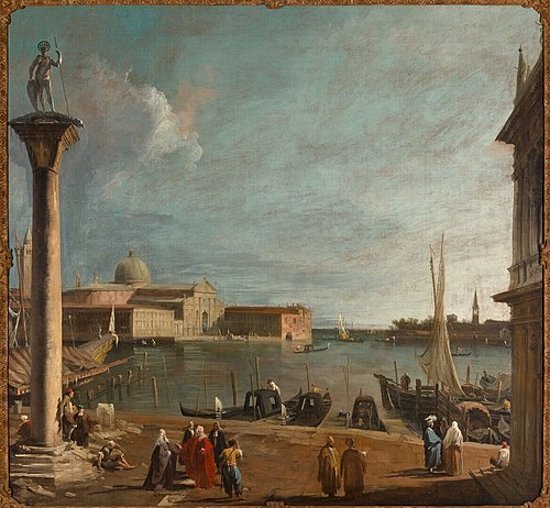 The Bacino di San Marco with the San Giorgio Maggiore, 1726, Canaletto