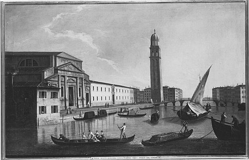 Ansicht von San Pietro di Castello (Nachahmer), , Canaletto