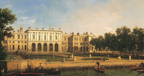 Old Somerset House from the River Thames, 1747, Canaletto