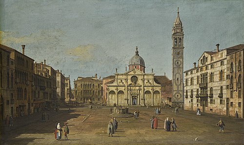 View of Campo Santa Maria Formosa, 1730, Canaletto