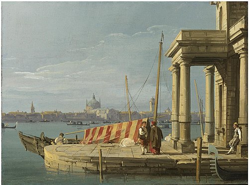 The Quay of the Dogana, 1730, Canaletto