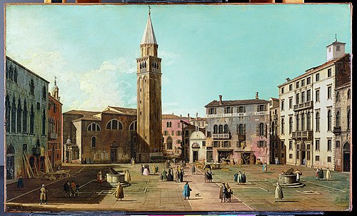 Campo Sant'Angelo, 1734, Canaletto