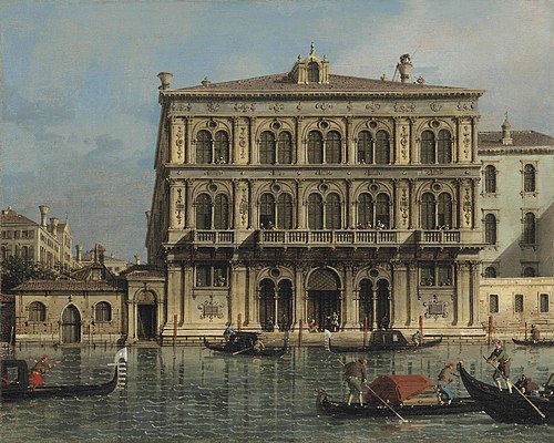 Palazzo Vendramin-Calergi, on the Grand Canal, Venice, 1750, Canaletto
