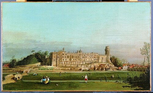 Warwick Castle, 1748, Canaletto