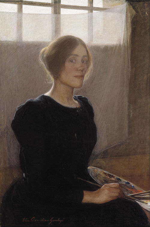 Self-Portrait, 1900, Elin Danielson-Gambogi