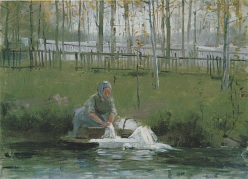 Laundry shore, 1880, Elin Danielson-Gambogi
