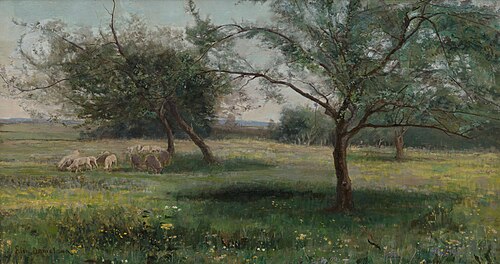 Landscape in Italy, 1890, Elin Danielson-Gambogi