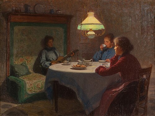 The Evening Tea, 1904, Elin Danielson-Gambogi