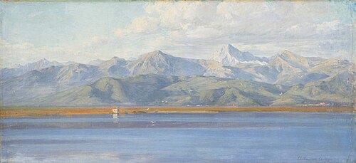 Vid insjön Massaciuccoli, 1899, Elin Danielson-Gambogi
