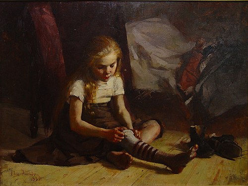 Poor girl, 1885, Elin Danielson-Gambogi