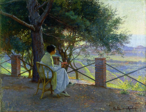 Sunset, 1915, Elin Danielson-Gambogi