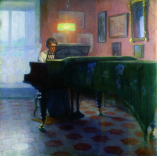 The Piano Player, 1907, Elin Danielson-Gambogi