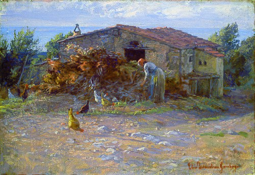 Shed in Antignano, 1900, Elin Danielson-Gambogi