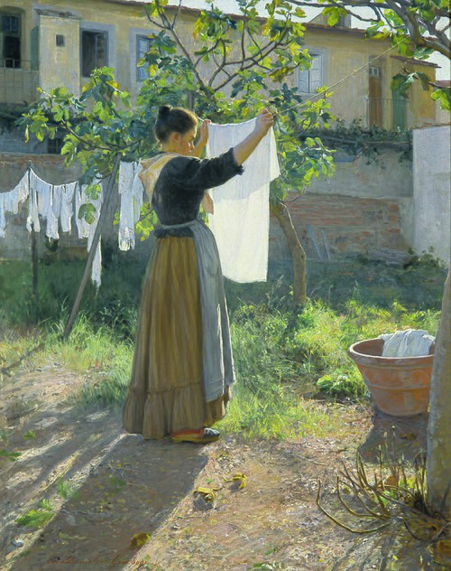 A Sunny Day, 1900, Elin Danielson-Gambogi