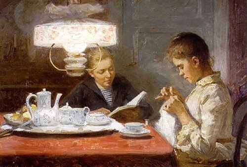 Sisters, 1891, Elin Danielson-Gambogi